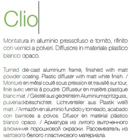 Stalp modern de exterior cu protectie IP44 CLIO PT2 alb 147086
