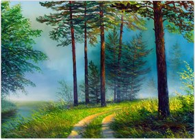 Tablou - Pictură în ulei de peisaj (70x50 cm)