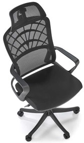 Scaun de birou Fidato, negru
