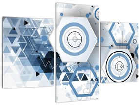 Tablou - Abstract geometric (90x60 cm)