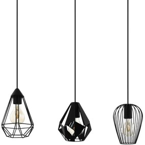 Lustră pe cablu DISTAFF 3xE27/40W/230V Eglo 43581