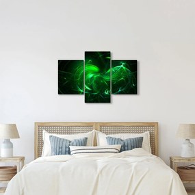 Tablou - abstracție verde (90x60 cm)