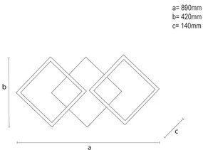 Plafonieră LED dimabilă LED/85W/230V 3000-6500K + telecomandă