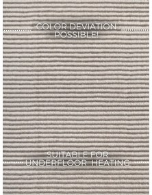 Covor tip traversă gri/crem 80x240 cm Perles Dolomite – Elle Decoration