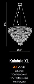 Lustra moderna design elegant KALABRIA XL