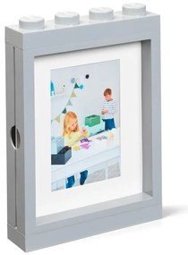 Ramă foto LEGO®, 19,3 x 26,8 cm, gri
