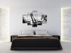 Tablou - 3D model mașina (150x105 cm)