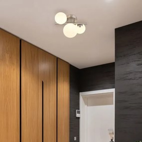 Lustră LED aplicată RIHA 3xG9/3W/230V crom Globo 56140-3W