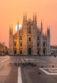 Fotografie Milan Cathedral or Duomo di Milano, serts