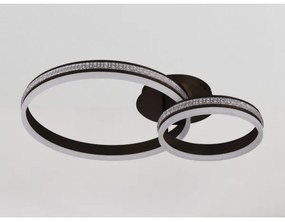 Lustră aplicată LED dimmabilă, 110W/230V, 3000–6500K + telecomandă