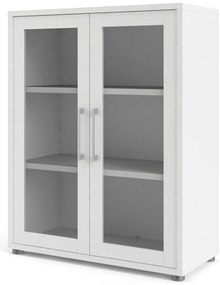 Bibliotecă modulară albă 89x113 cm Prima – Tvilum