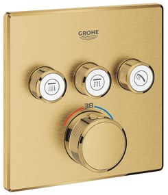 Grohe Grohtherm SmartControl baterie cadă-duș ascuns cu termostat auriu 29126GN0