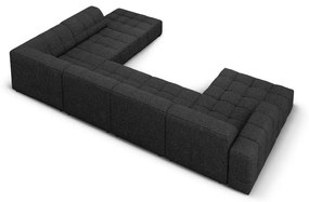 Colțar gri antracit (colț pe dreapta/în formă de "U") Chicago – Cosmopolitan Design