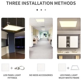 Panou LED încastrat Aigostar LED/40W/230V 6500K 60x60cm alb