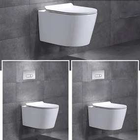 Set rezervor WC montat pe perete Ride