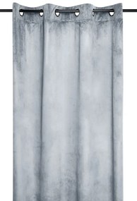 Draperiec catifea gri deschis Danae Perle 140X260 cm