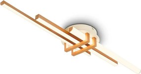 Brilo - Plafonieră LED TINKA, 21W, 230V, 3000K, cupru