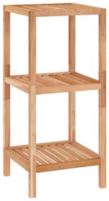 350365 vidaXL Raft de baie, 36x36x79 cm, lemn masiv de nuc