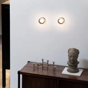 Ideal Lux - Plafonieră LED pentru baie LOLLY 1xGX53/9W/230V Ø10,5 cm auriu/fumuriu