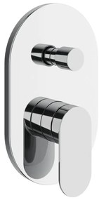 Ravak X070454 - Baterie de duș încastrată CHROME, crom lucios