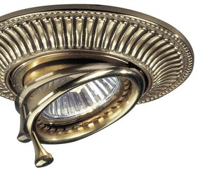 Spot incastrabil directionabil design clasic din alama SPOT 1082