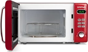 G3Ferrari G1015502 - Cuptor cu microunde cu grill, 1150 W/230 V, 20 l, roșu