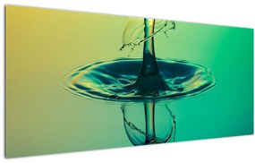 Tablou - picătura de apă (120x50 cm)