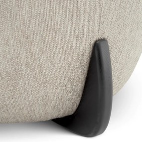 Fotoliu design LUX Siderno, Splendor light grey