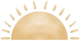 Autocolant de perete pentru copii 155x75 cm Watercolor Sun – Ambiance