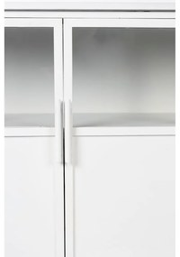 Vitrină albă din metal Miya – White Label