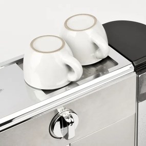 G3Ferrari G1018900 - Espressor cu pârghie TIFFANY, 1350 W/230 V, 15 bar, inox