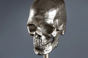 Veioza, Lampa de masa moderna Skull negru/ argintiu