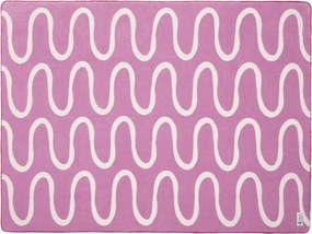 Pătură roz 150x200 cm Swirl – noo.ma