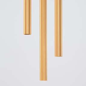 Lustră pe cablu Sollux SL.1342 ARCHE 3xG9/8W/230V auriu