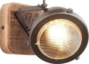Brilliant - Aplică spot de perete CARMEN WOOD 1xGU10/5W/230V eucalipt