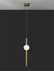 Pendul LED design modern Neutron auriu 12cm
