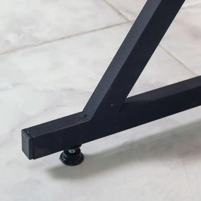 Birou calculator cadru metalic Nadia Homs, negru