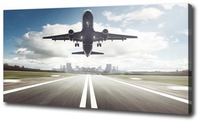 Pictură pe pânză Avionul decolează