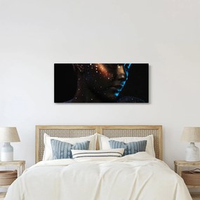Tablou strălucitor a femeii (120x50 cm)