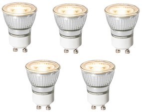 Set 5 becuri GU10 3-staps dimbaar LED lamp 3,5 cm 4W 270 lm 3000K