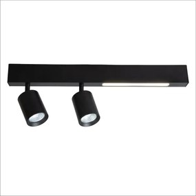 Spot LED MAGNET LED/5W/230V + 2xGU10/60W 3000/4000K negru