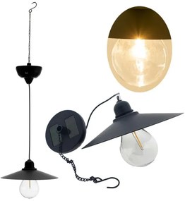 Lustră LED solară pe cablu DINA 1,2V 200 mAh IP44