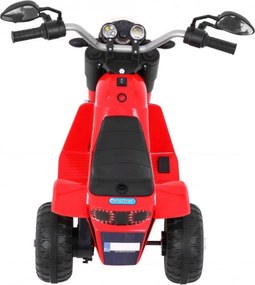 Motocicleta Electrica cu Acumulator Pentru Copii NOVOKIDS™ Mini Chopper, 2-5 ani, max 20 kg, Cu Sunete si Lumini, Trotineta Electrica, 3 Roti, MERS
