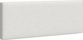 HOMCOM Tăblie montată pe perete pentru pat, 160 x 10 x 60 cm, husă textilă, alb crem | Aosom Romania