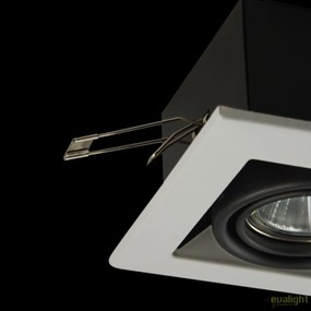 Spot incastrabil pentru tavan fals, Metal alb MYDL008-2-01-W