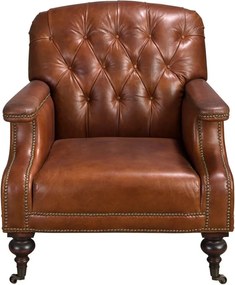 Fotoliu design italian, Piele Naturala, Chesterfield 5163