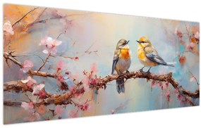 Tablou - Porumbeii (120x50 cm)
