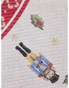 Covor roșu rotund ø 160 cm cu model de Crăciun Toy's Delight Nutcracker – Villeroy&amp;Boch