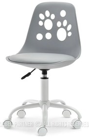 Scaun pentru copii Footy (gri + alb). 1109929