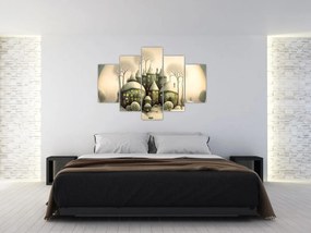 Tablou - Căsuțe de basm (150x105 cm)